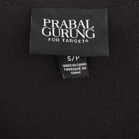 Prabal Gurung x Target Black Pebble Racerback Semi Sheer Tank Top sz S - Picture 4 of 7